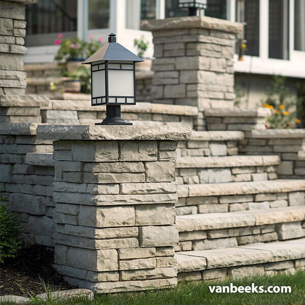 Unilock Ledgestone Buff Coping